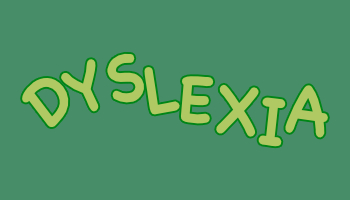 Dyslexia friendly font